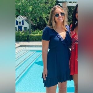 Artizia Blue Ruffle Dress